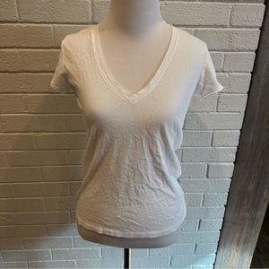 ATM White V-Neck Tee Shirt Size XS